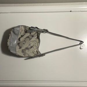 Gray Coach purse